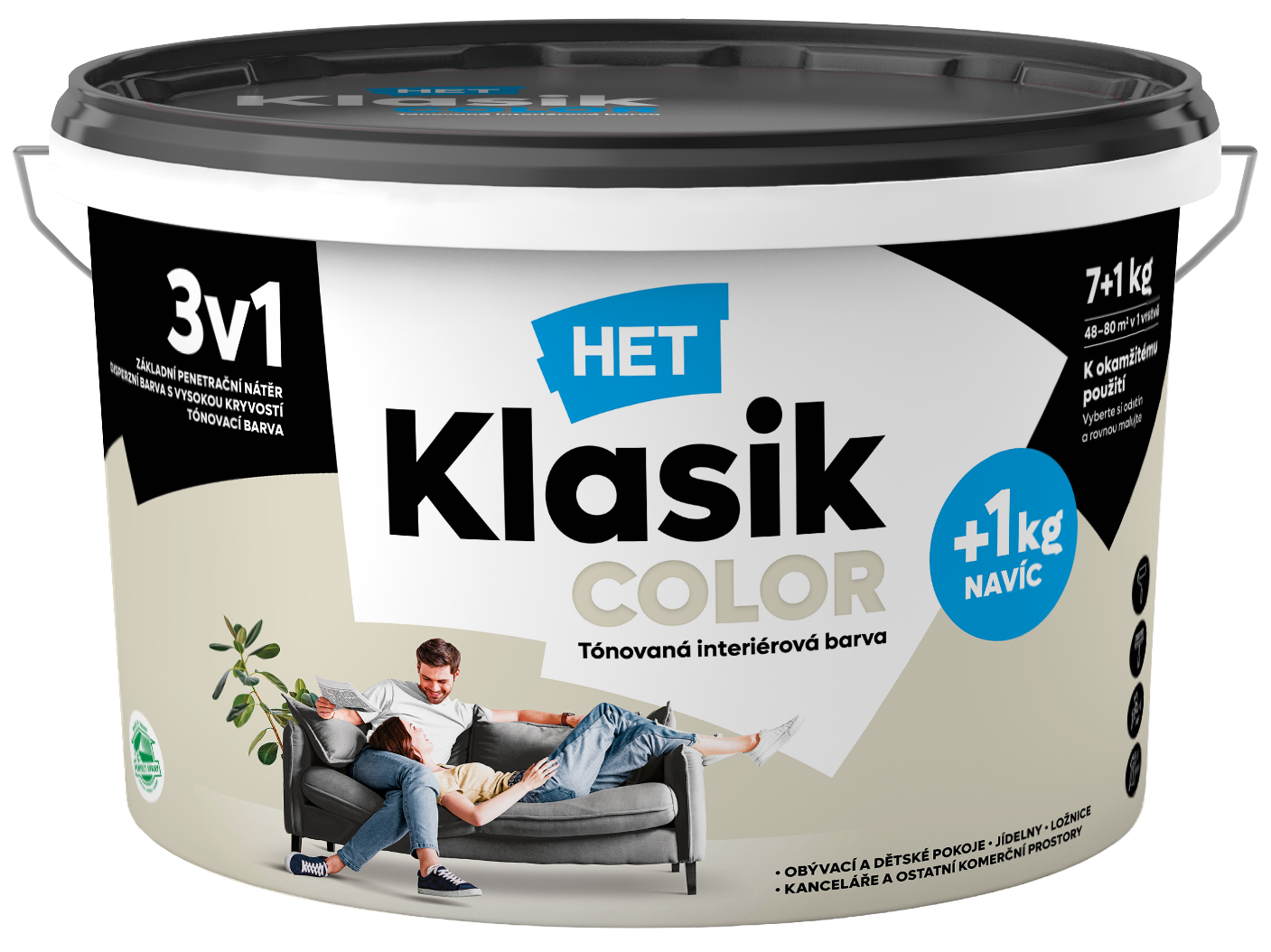 Het Klasik Color 0228 béžový mandľový 7kg+1kg Het Klasik Color 0228 béžový mandľový 7kg+1kg