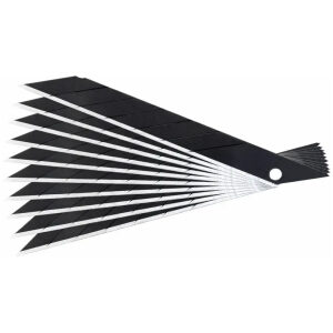 Brity olamovacie 10ks 18x0.5mm čierne 7 segmentov