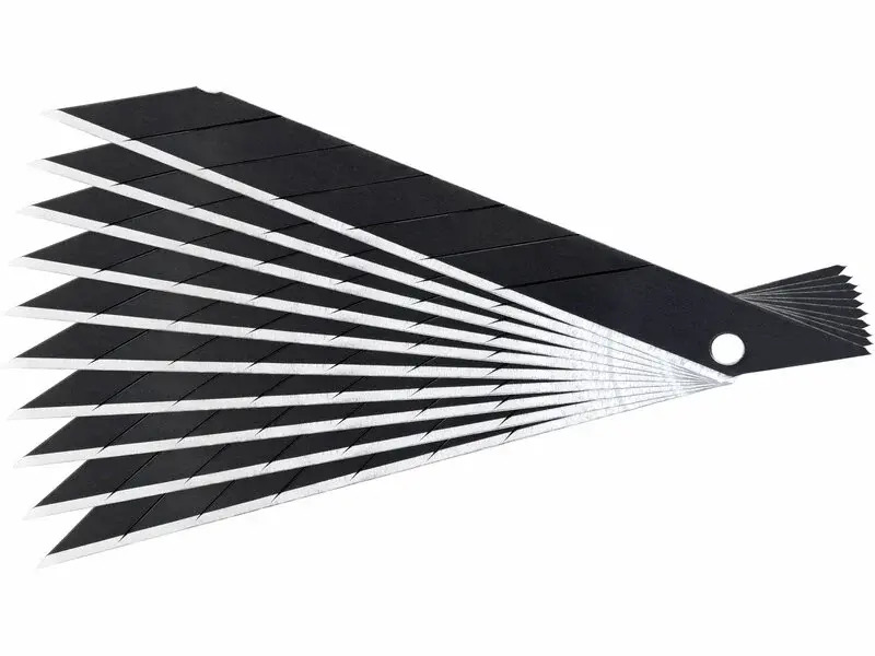 Brity olamovacie 10ks 18x0.5mm čierne 7 segmentov