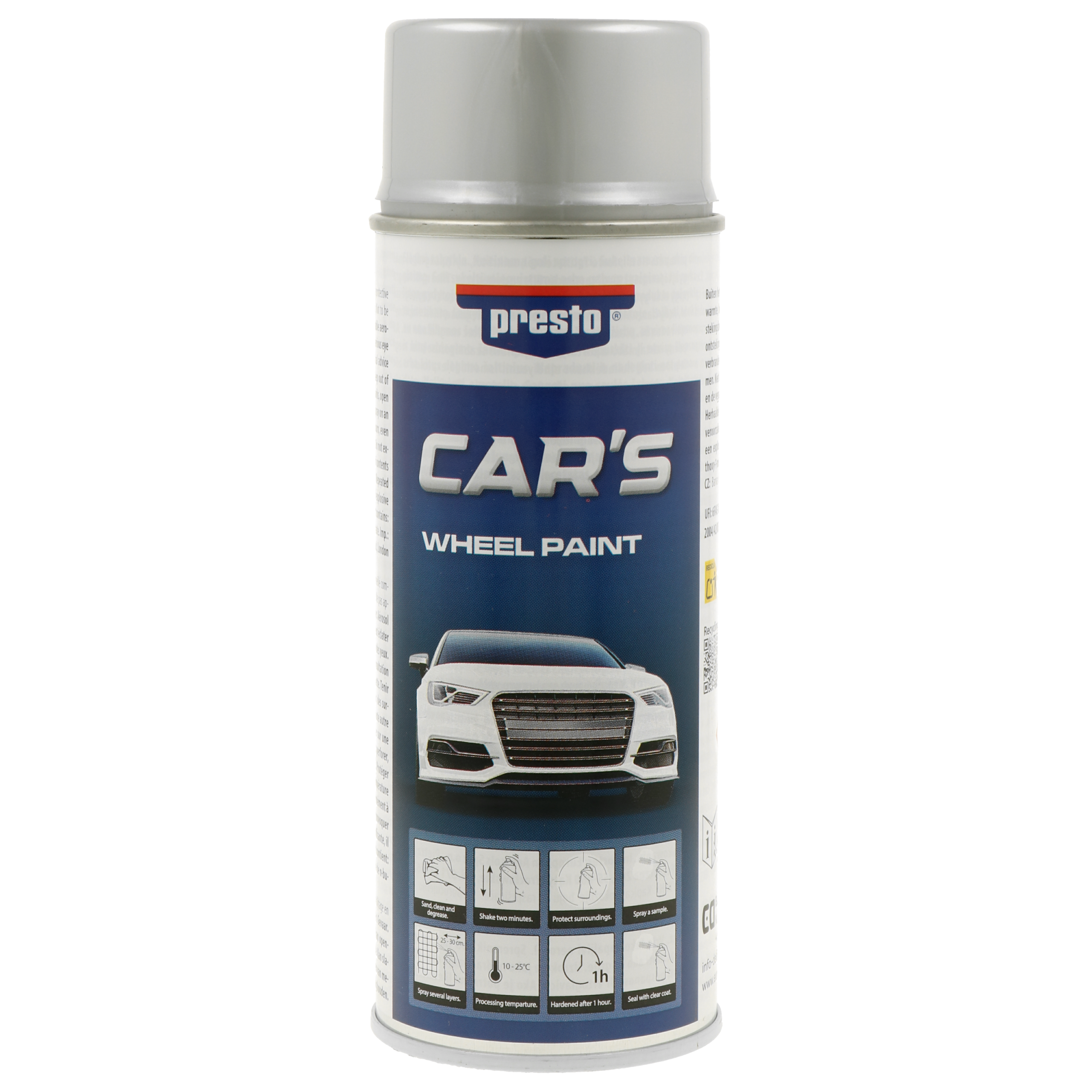 Presto CAR´s strieborná na disky 400ml