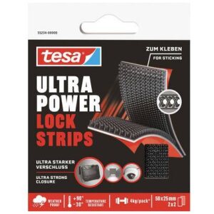 Tesa® Ultra Power Lock suchý zips 50x25mm 2prúžky/bal