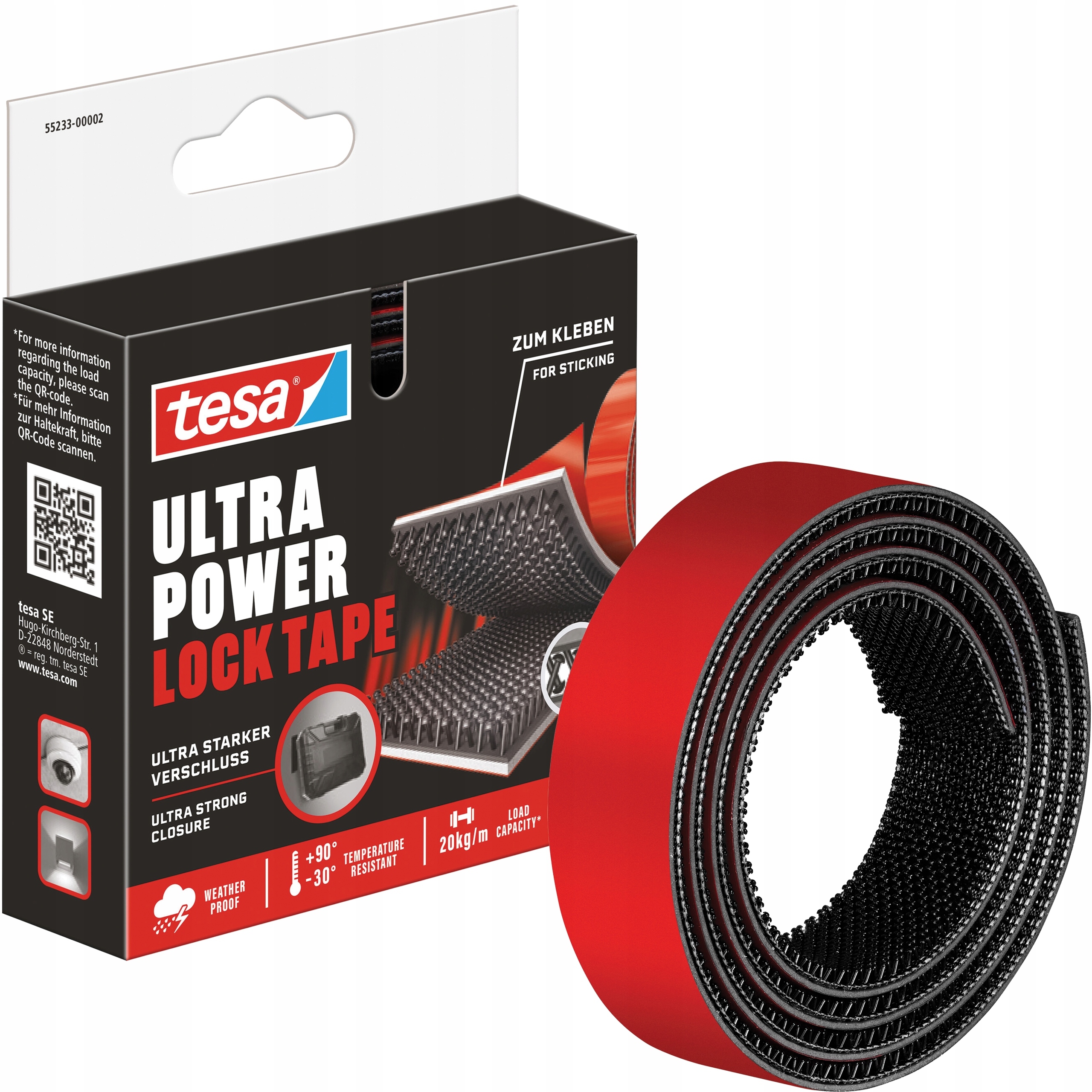 Tesa® Ultra Power Lock suchý zips 1mx25mm