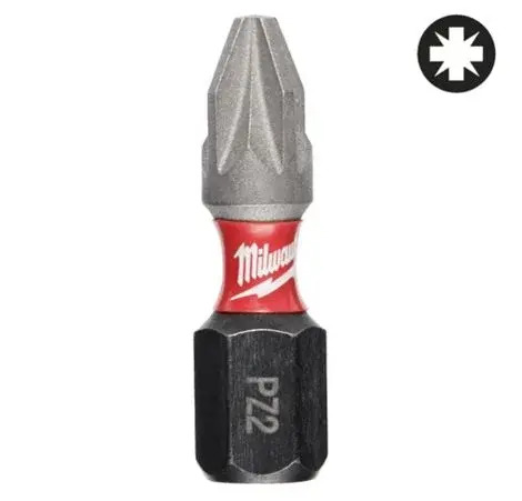 Milwaukee SHOCKWAVE IMPACT DUTY PZ2 Šrobovacie bity 25mm