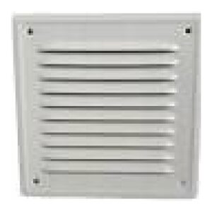 Mriežka vetracia kovová so sieťkou 165x165mm