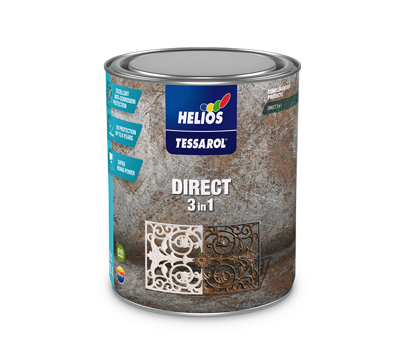 Tessarol Direct 3v1 antracit RAL 7016 mat 2.5L