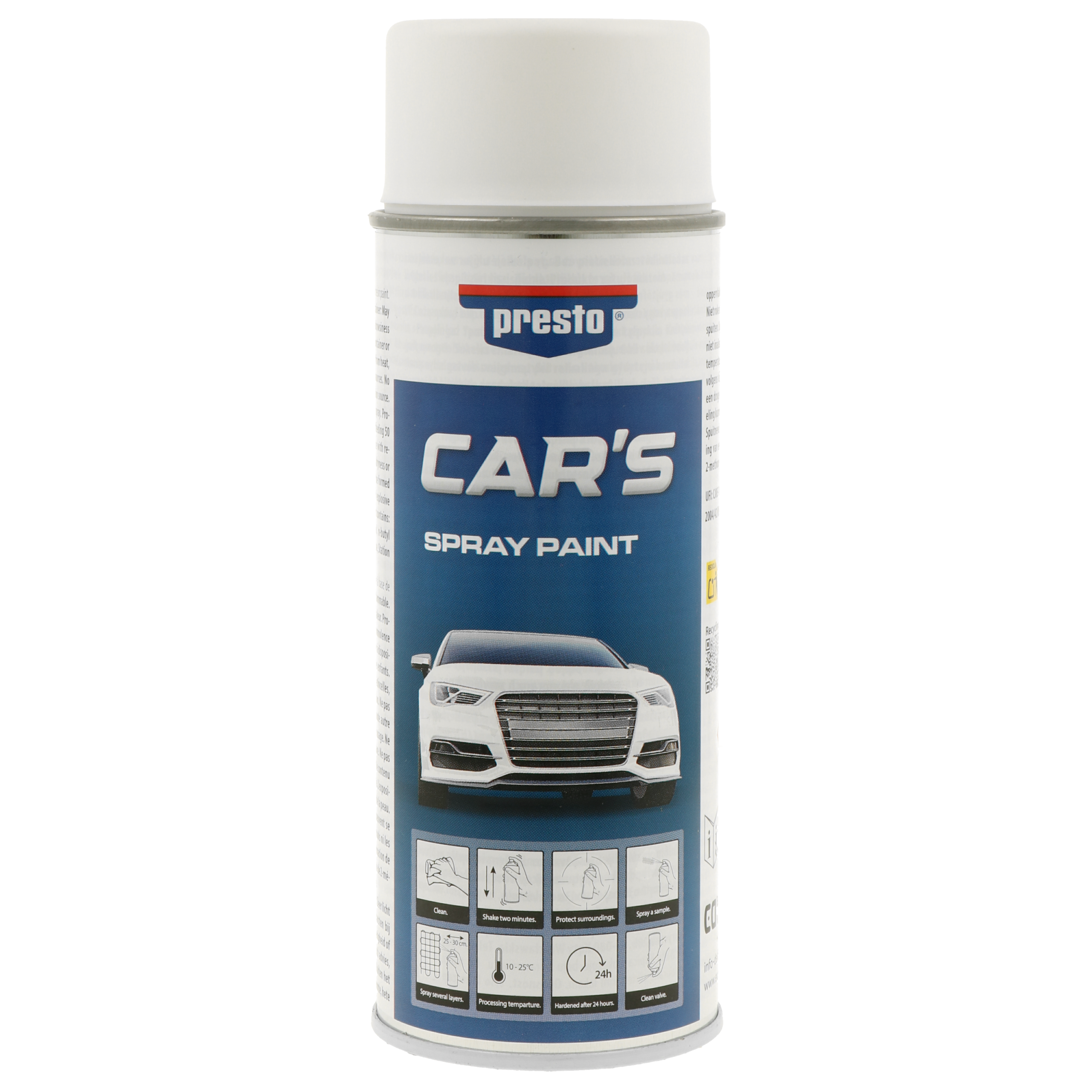 Presto CAR´s biela matná 400ml