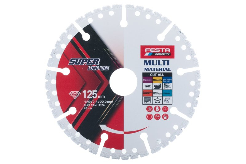 Kotúč diamantový univerzálny 125mm FESTA INDUSTRY