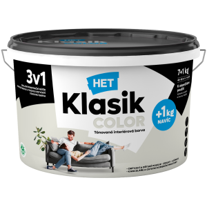 Klasik COLOR 0107 sivý ľadový 7+1kg new