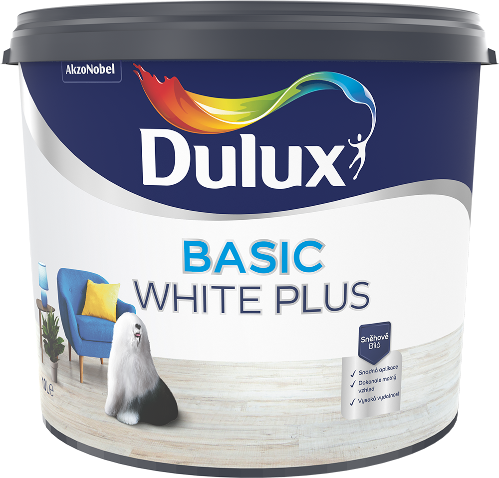 Dulux Basic White Plus 10l