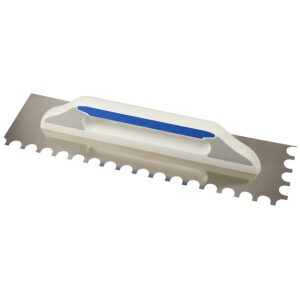 Hladítko nerezové polguľaté zuby R15 480 x 130 mm