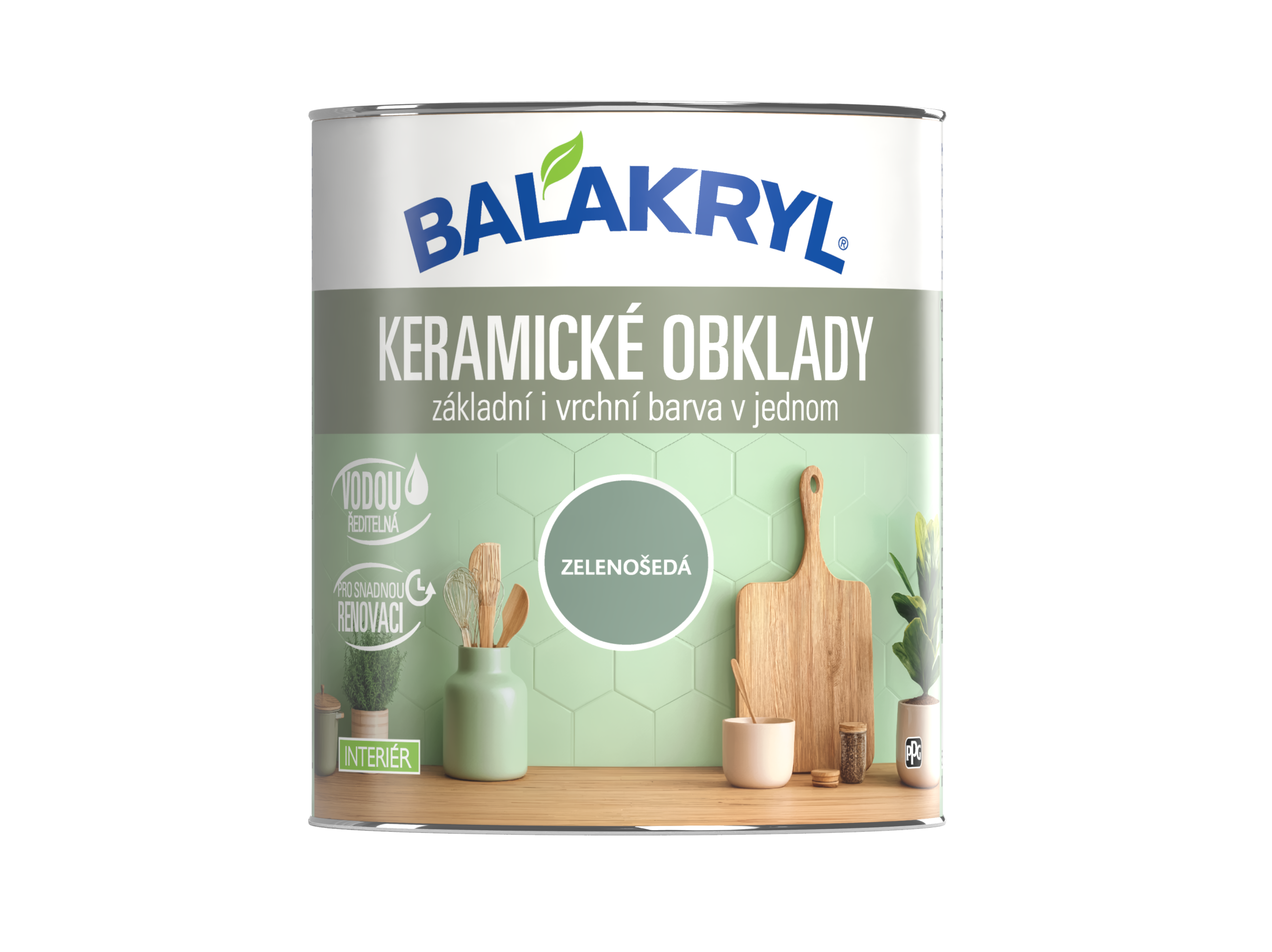 Balakryl Keramické Obklady zelenošedá 0