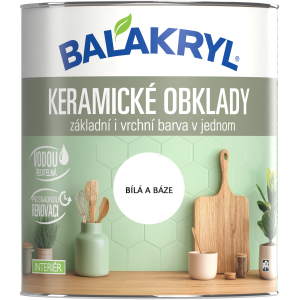 Balakryl Keramické Obklady biela-báza 0