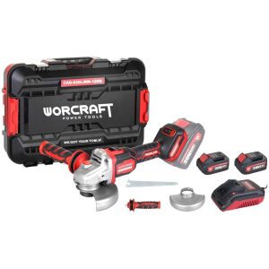 Set Worcraft CAG-S20LiBM uhlová brúska 125mm ShareSYS