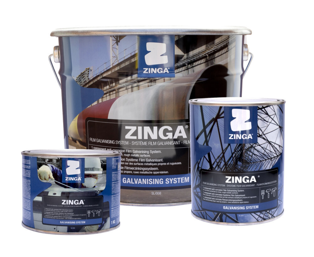 Zinga antikorózny zinkový náter 1kg matný 96% zinku Zinga antikorózny zinkový náter 1kg matný 96% zinku