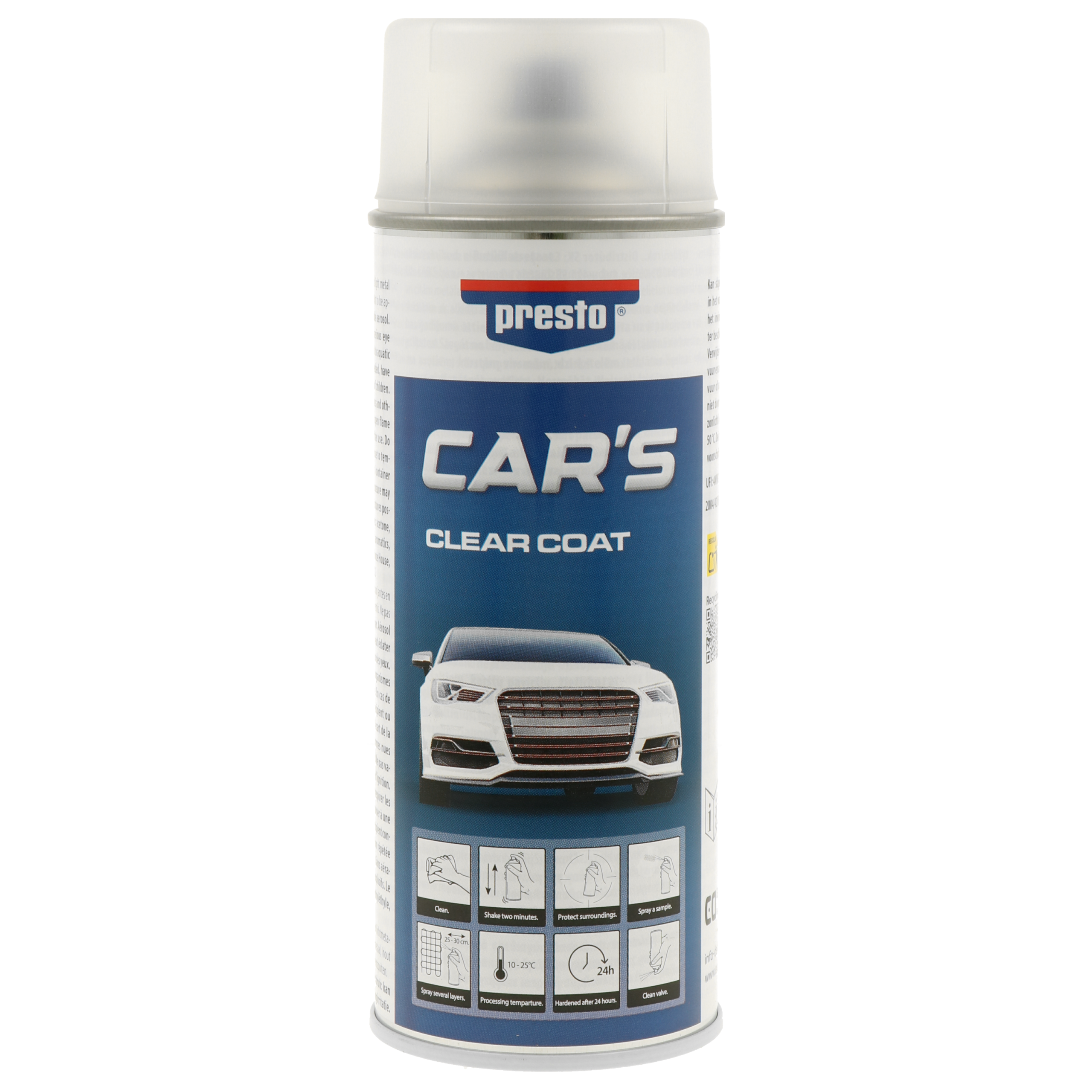 Presto CAR´s bezfarebný lak matný 400ml