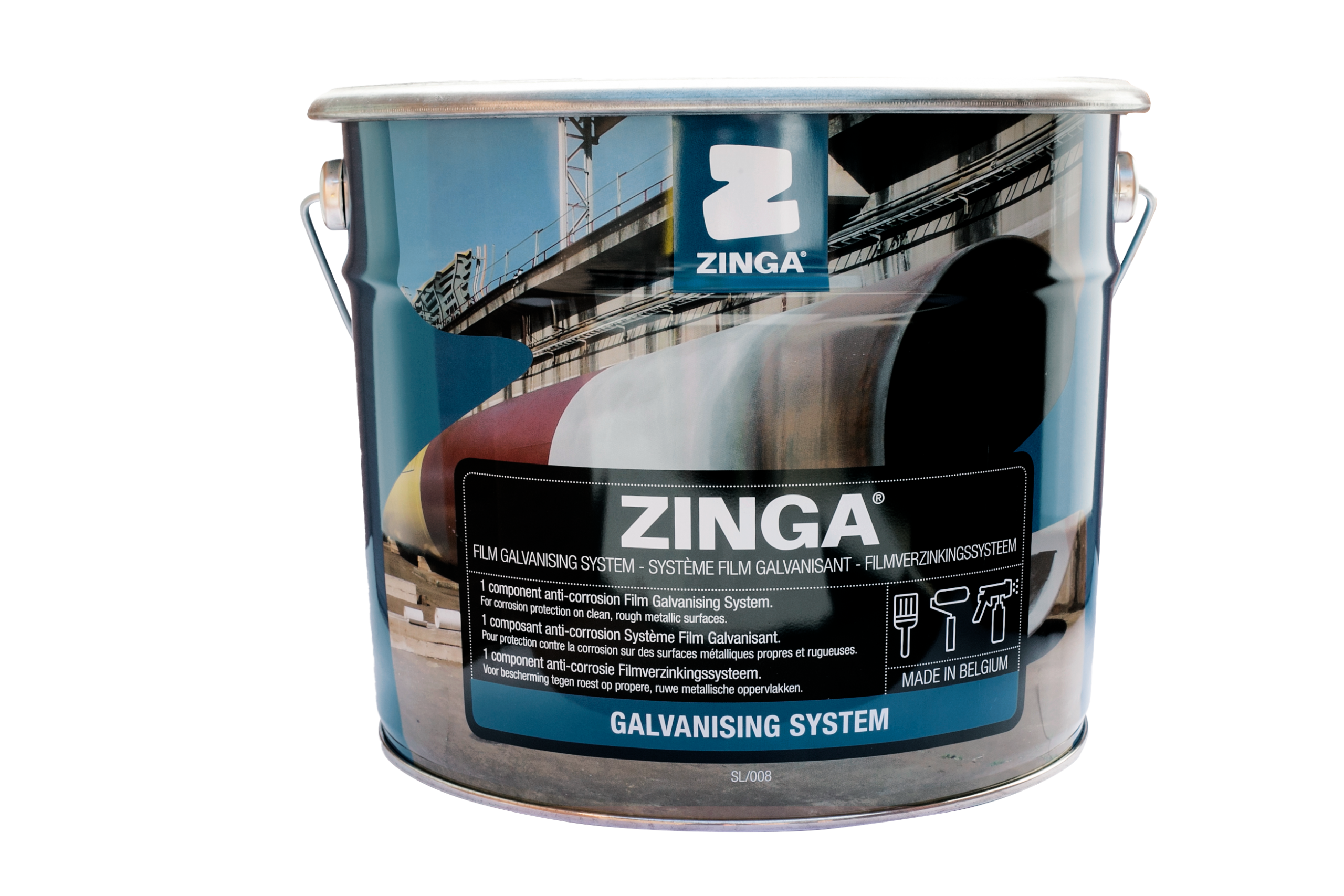 Zinga antikorózny zinkový náter 5kg matný 96% zinku
