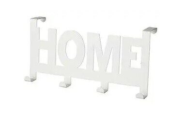 Hangers Home 4-hák biely