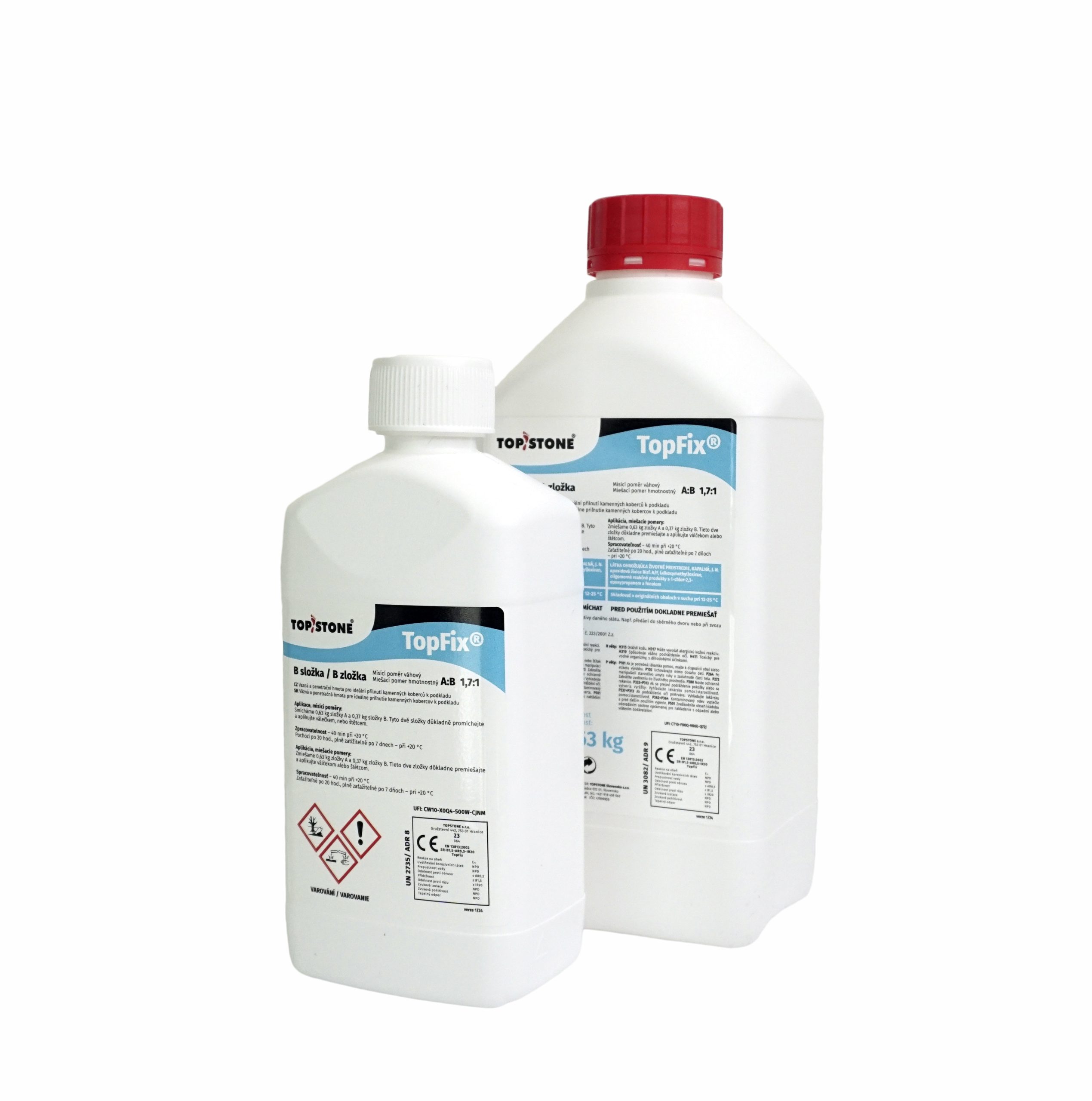 Top Fix väzná a penetračná poterová hmota 1kg (twinpack)