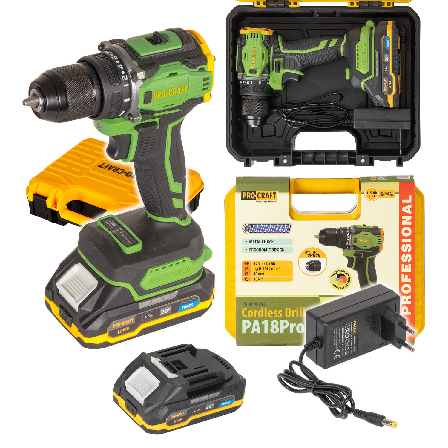Skrutkovač Aku Procraft PA18Pro