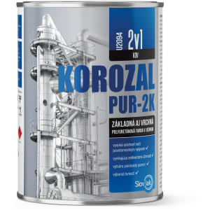 Korozal PUR 2-K 2v1 RAL9003 biely 0.8l