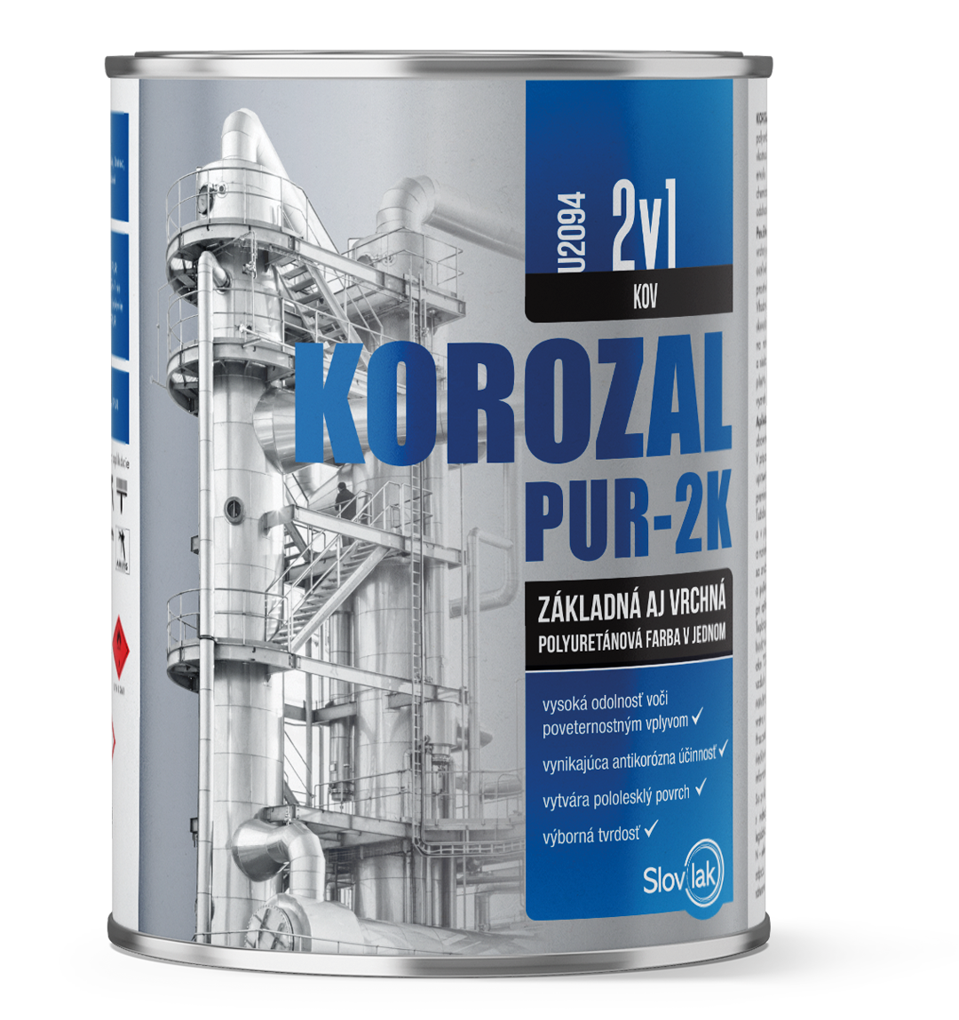 Korozal PUR 2-K 2v1 RAL7016 antracit 0.8l