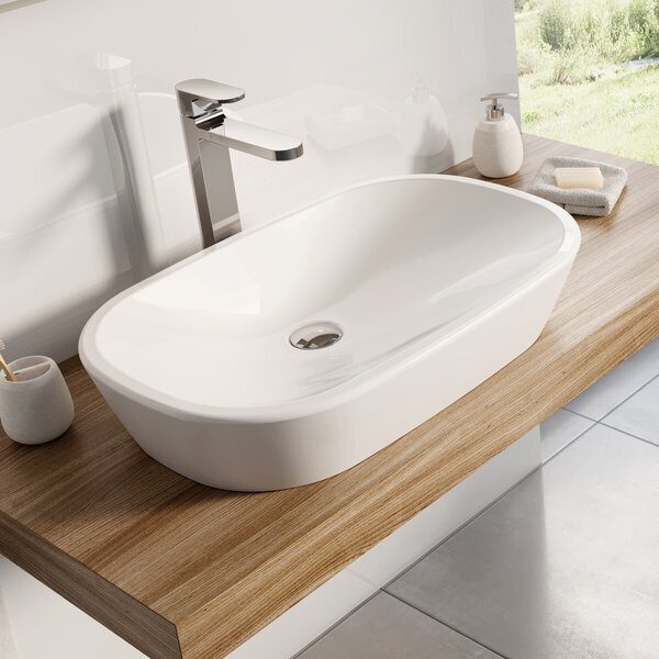 Umývadlo Ravak Ceramic 600 O white Umývadlo Ravak Ceramic 600 O white