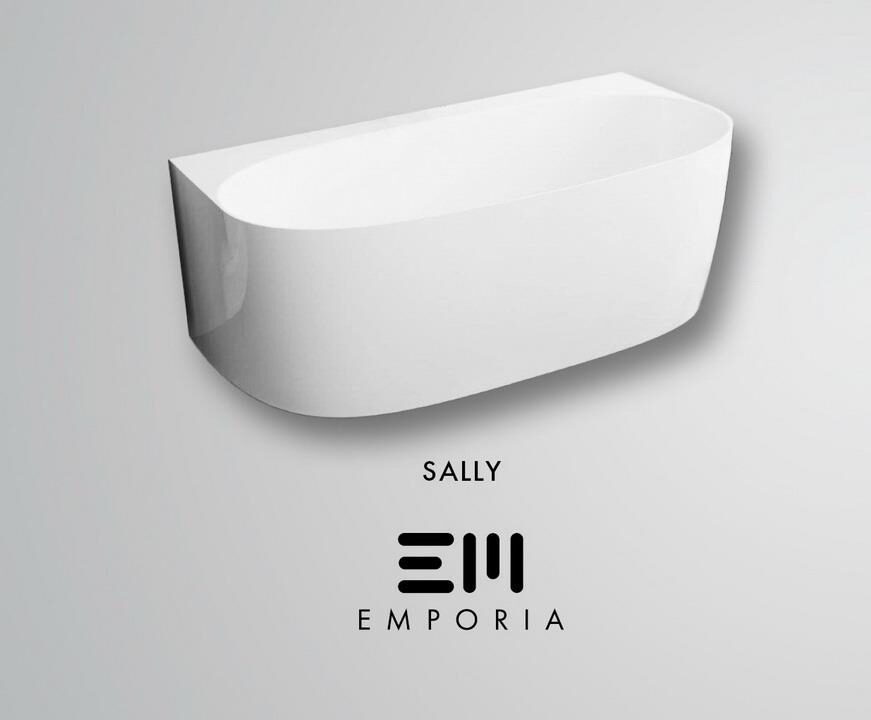 Vaňa Sally 1580x860x580mm voľne stojaca bez prepadu