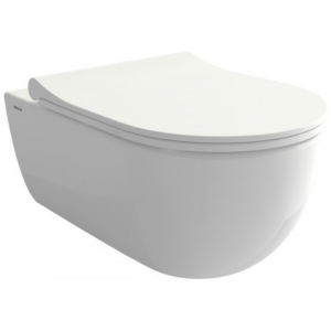 WC závesné V-Tondo 36x54.5cm Rimless+slim sedátko Bocchi402