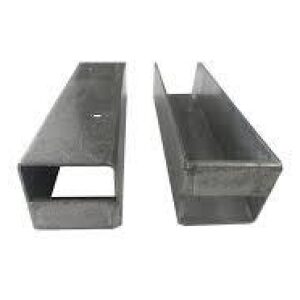 Drziak podhrab.dosky /U/300/50/rovný/ZN+PVC 6005/7016