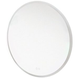 Zrkadlo okrúhle 80cm LED okraj pieskovaný CN163