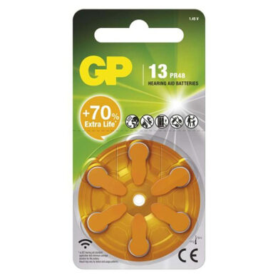 GP ZA13F Batéria do naslúchadiel 6ks GP ZA13F Batéria do naslúchadiel 6ks