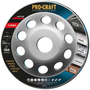 Kotúč brúsny Procraft WT150 Turbo