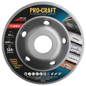Kotúč brúsny Procraft WT125 Turbo