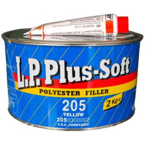 HB Body 205 L.P. Plus-Soft 2K Polyester Filler béžový + tužidlo - dvojzložkový polyesterový plniaci tmel 1