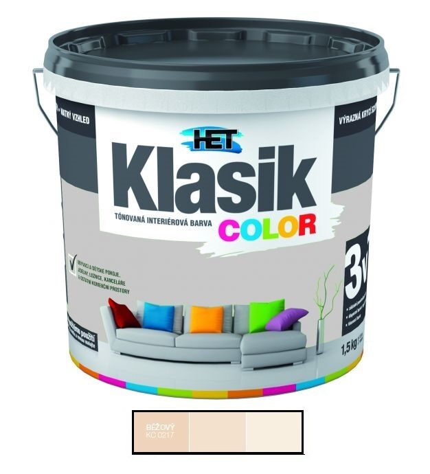 Het Klasik Color 0218 bežový pieskový 1