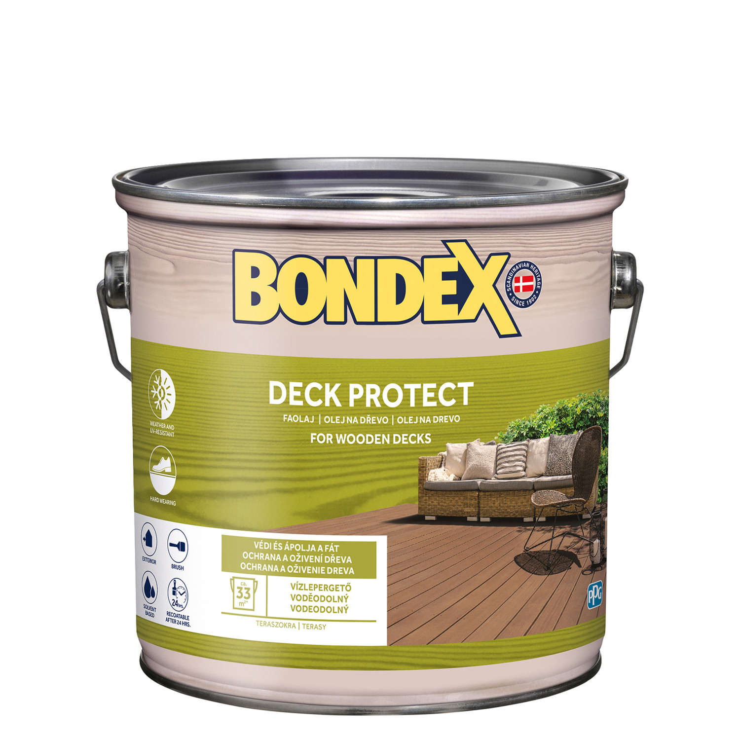 Olej DECK PROTECT palisan.2.5l BONDEX