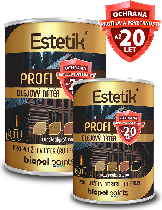 Estetik Profi olej na drevo teak 3L