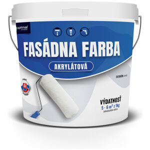 Optimal Fasádna akrylátová farba biela 0